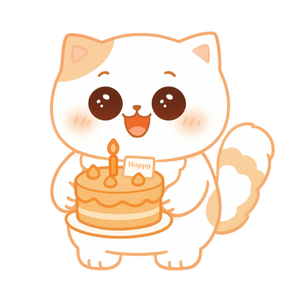 [BST Mèo Đáng Iu] Móc khóa NFC Mèo Bánh Kem – Móc khóa tích hợp NFC NTAG213 144 bytes Chính Hãng, danh thiếp thông minh, cá nhân hóa